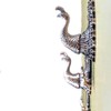 Ailejia 1Pair Peacock Curtain Holdbacks Zinc Alloy Wall Hook Hanging