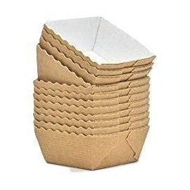 Bakery Direct Square Mini Loaf Card Disposable Baking Moulds/Cases (25)