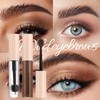 Easilydays Black Tinted Eyebrow Gel, Volumizing, Smudgeproof, Thickening Brow Shaper,