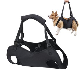 Dog Carrying Aid, Carrying Aid Dog Stairs Adjustable Walking Aid for Dogs Lifting Harness for Hind Legs Hip Support with Handles Safety Support for Disabled, Injured or Older Dogs (M)