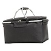 Picnic Bag Foldable Picnic Basket Insulated Comfortable Handle Ice Pockets