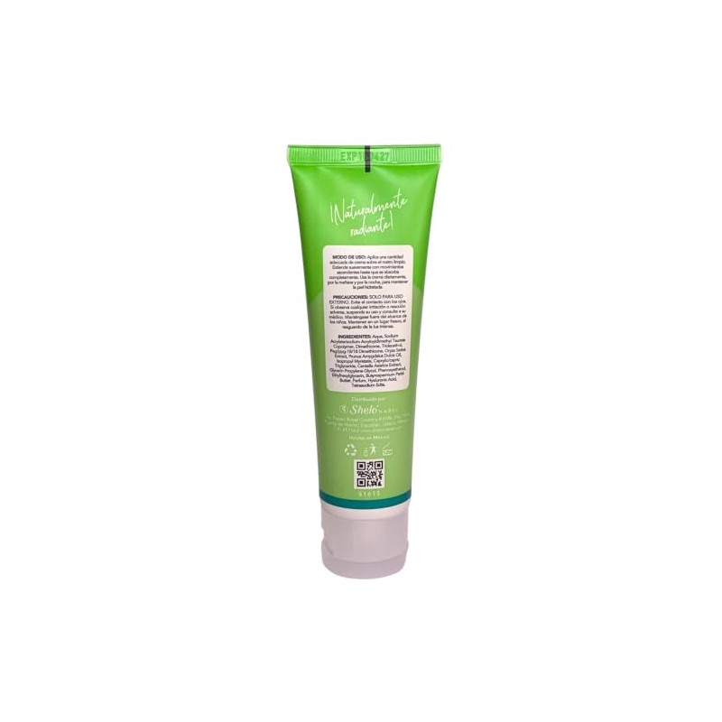 Sheló Nabel Crema Facial de Arroz con Ácido Hialurónico, Extractos