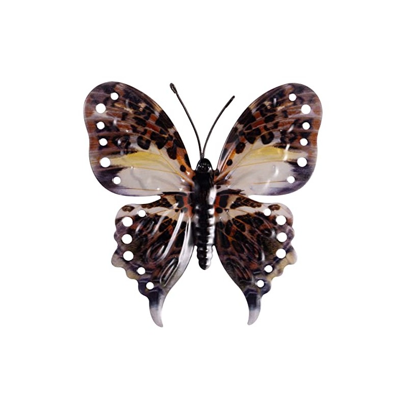 CIM Metal Wall Decoration - Butterfly Leopard - 22 cm