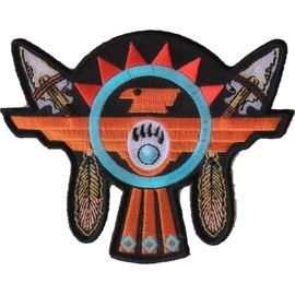 Native American Thunderbird Arrows Patch - 4x3.2 inch (P5881)