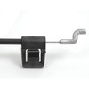 Recliner Parts: 38 1/4" Black D Ring Pull Cable Assembly