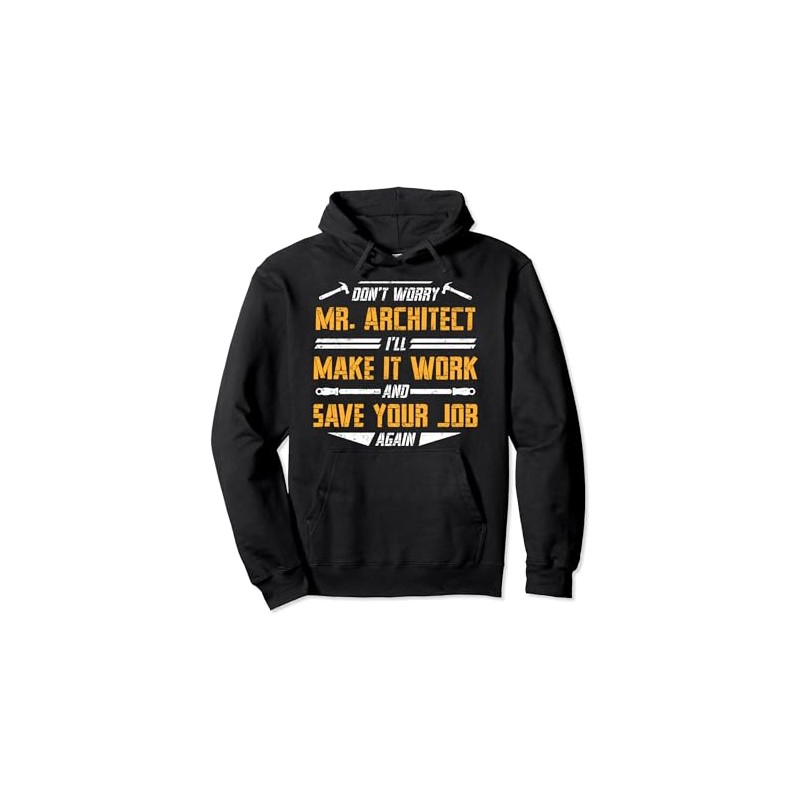 Funny Joiner Construction Woodworker - Funny Carpenter Pullover Hoodie