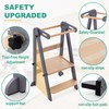 Foldable Toddler Tower, Kitchen Stool Helper, Standing Tower with 3