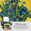 CP CANVASPATH Irises Vase Flower by Vincent Van Gogh Size:24x30x1.5