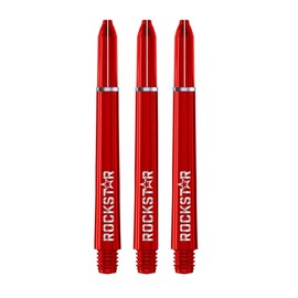 WINMAU Joe Cullen Rockstar Red Medium Dart Shafts (Stems) - 1 set per pack (3 dart shafts in total)