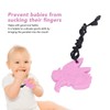 5Pcs Chew Necklace Food Grade Silicone Chewing Pendant for Toddlers