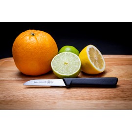 Mundial SC0530-3 3-Inch Sheep's Foot Paring Knife Collection, Set of 3, Black