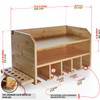 DupliM Bamboo Wall-Mounted Power Tool Organizer, Power Drill Holder and