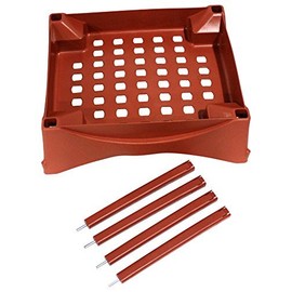 Emsco Group 2400D Stand Kit-Includes Legs and Casters-Turns City Picker into Raised Bed Garden Grow Box Accessory, Terracotta