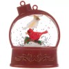 The Christmas Shoppe Light Up Cardinal Snow Globe Ornament