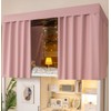 XGOPTS Students Dormitory Bunk Blackout Bed Curtain, Dormitory Bottom Bunk
