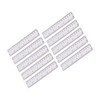 QENLKIX Ruler 8 Rulers 5.9 inches (15 cm), Clear Plastic,