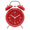 4 Inch Twin Bell Alarm Clock with Metal Frame –