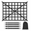 50 x 41.7-Inch Heavy-Duty Webbing Cargo Net with 4 Adjustable