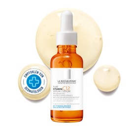 La Roche Posay Pure Vitamin C12 Serum, Anti-Ageing Care with 12% Vitamin C, Regenerating Anti-Wrinkle Facial Care, Firming, Brightening and Antioxidant, Against Pigment Spots, 30 ml