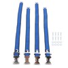 4Pcs Drywall Stilts Straps Flexible Nylon Aluminum Alloy Buckle Adjustable