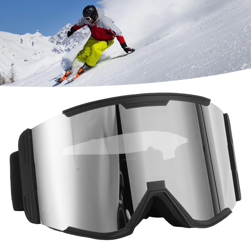 Adult Ski Goggles Double Layer Anti Fog Large Field Cylindrical