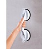 Ridder A0150201 Suction Handle with 2 Suction Pads White