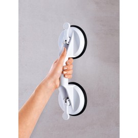 Ridder A0150201 Suction Handle with 2 Suction Pads White