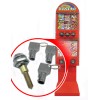 GumballStuff Lock & Key Replacement All Star Sticker Tattoo Vending