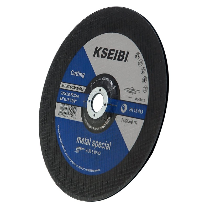KSEIBI 645110 Grinding Wheels 10-Pack, Aluminum Oxide Discs for Metal