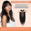 Hair Toppers for Women Real Human Hair，Benehair 360°3D Clip in