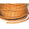 Steadfast Cycles Orange woven cotton covered Spark Plug Wire 7mm
