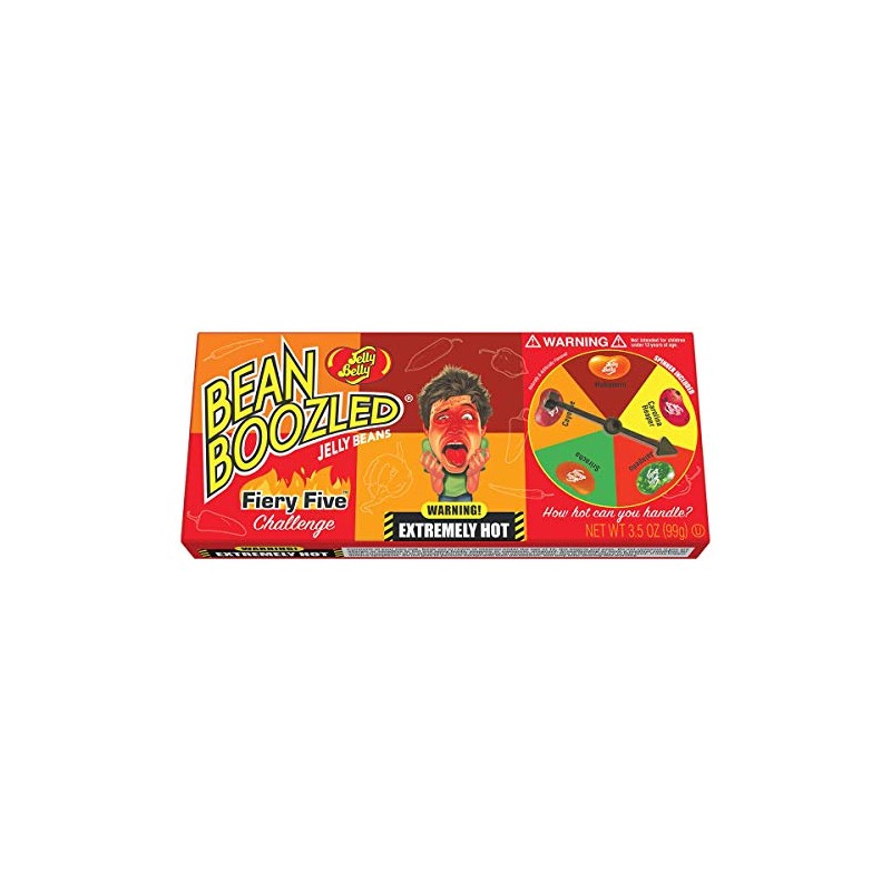 Jelly Belly Candy Jelly BeansBoxBoozledFieryFive, Red
