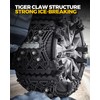 KYX Tire Chains for Car/SUV/Pickup Truks, Adjustable Universal Emergency Snow