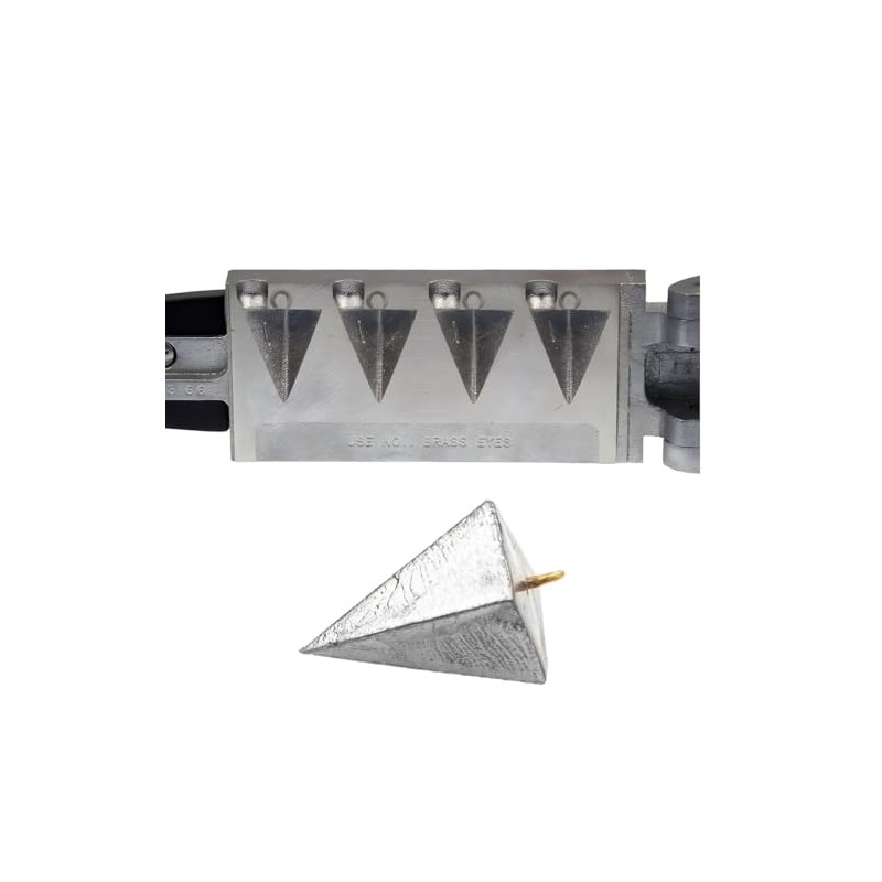 Circle B Tackle Pyramid Sinker Jig Size 1 Oz, 4
