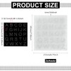 FINGERINSPIRE 2 Sheet Alphabet Rhinestone Iron on Transfer Glitter 26