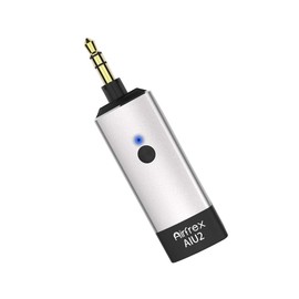 Bluetooth Audio Receiver Adapter, Airfrex Ultra Small Wireless Bluetooth 4.1 Audio Receiver & Mini 3.5mm Aux Wireless Audio Adapter, Built-in Microphone, Stereo, Low Noise, For Car/Home Audio,