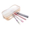 Sunstar Stationery S1056085 Pencil Case, Clear, Skelt, Pink