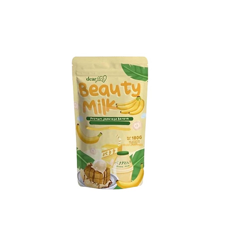 Dear Face Beauty Milk Premium Japanese Banana, 10 Sachets x