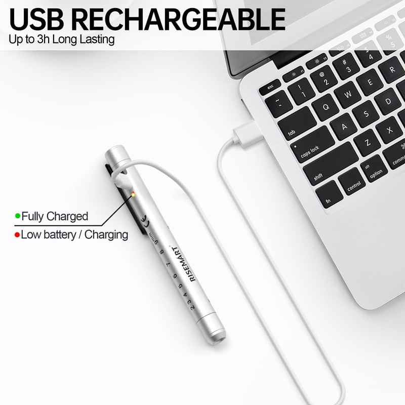 Rechargeable Pen Light for Nurses and Doctor LED Penlight with