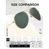 KALIYADI Classic Aviator Sunglasses for Men Women Driving Sun glasses