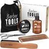 Case: Brush + Comb + Scissors + Oil + Balm