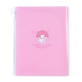 Sanrio My Melody 549622 Zippered 6-Pocket Clear File