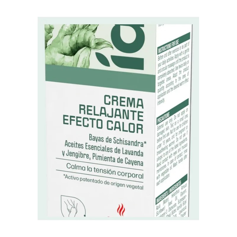 Iana Crema Relajante Efecto Calor Calma Tensión Corporal