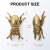 Xinleitan Gold Insect Wall Decor - Unique Bug and Beetle