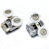 Set of 4 Twin Shower Door Rollers Runners Wheels Pulleys