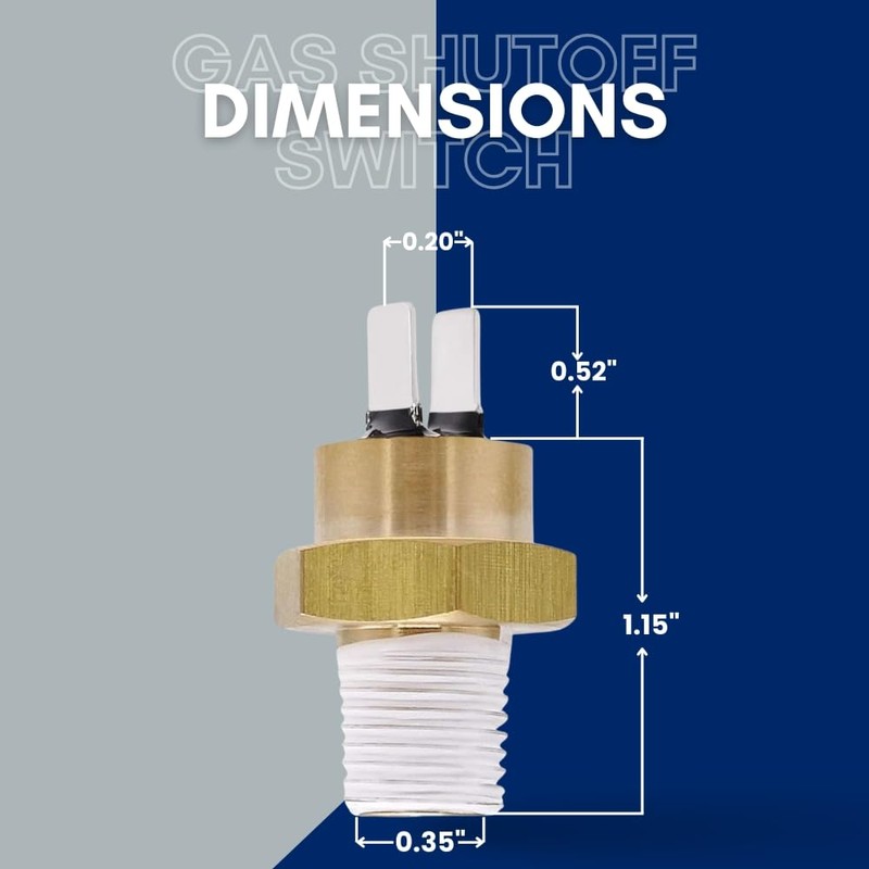 42002-0025S Automatic Gas Shutoff Switch Compatible with Pentair Mastertemp and