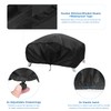 VANSHEIM Grill Cover for Weber Q100/Q120/Q1000/Q1200/Q1400, Gas Grill Cover, Weatherproof