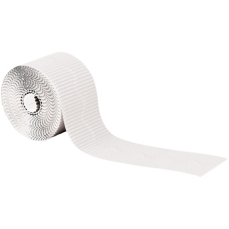 Bordette, PAC37014, Decorative Border, 1 / Roll, White, 2.25" x50'