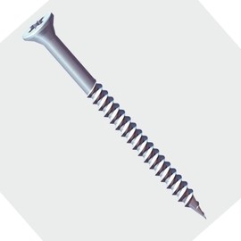 TIMCO Twin-Threaded Woodscrews - PZ - Double Countersunk - 8 x 1/2 - Zinc Plated - Box of 200