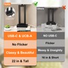 Seealle 22" Tall Living Room Lamps for Night Stands -